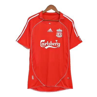 Retro 2006/07 Liverpool Home Soccer Jersey - Soccerdeal