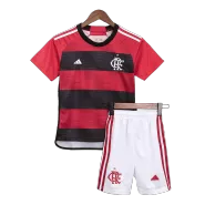 Kid's CR Flamengo Home Soccer Jersey Kit(Jersey+Shorts) 2023/24 - soccerdealshop