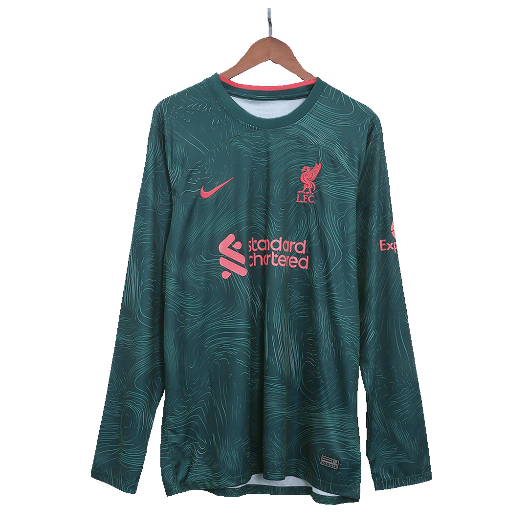 Liverpool Third Away Long Sleeve Soccer Jersey 2022/23