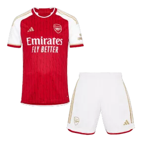 Kid's Arsenal Home Soccer Jersey Kit(Jersey+Shorts) 2023/24 - soccerdeal