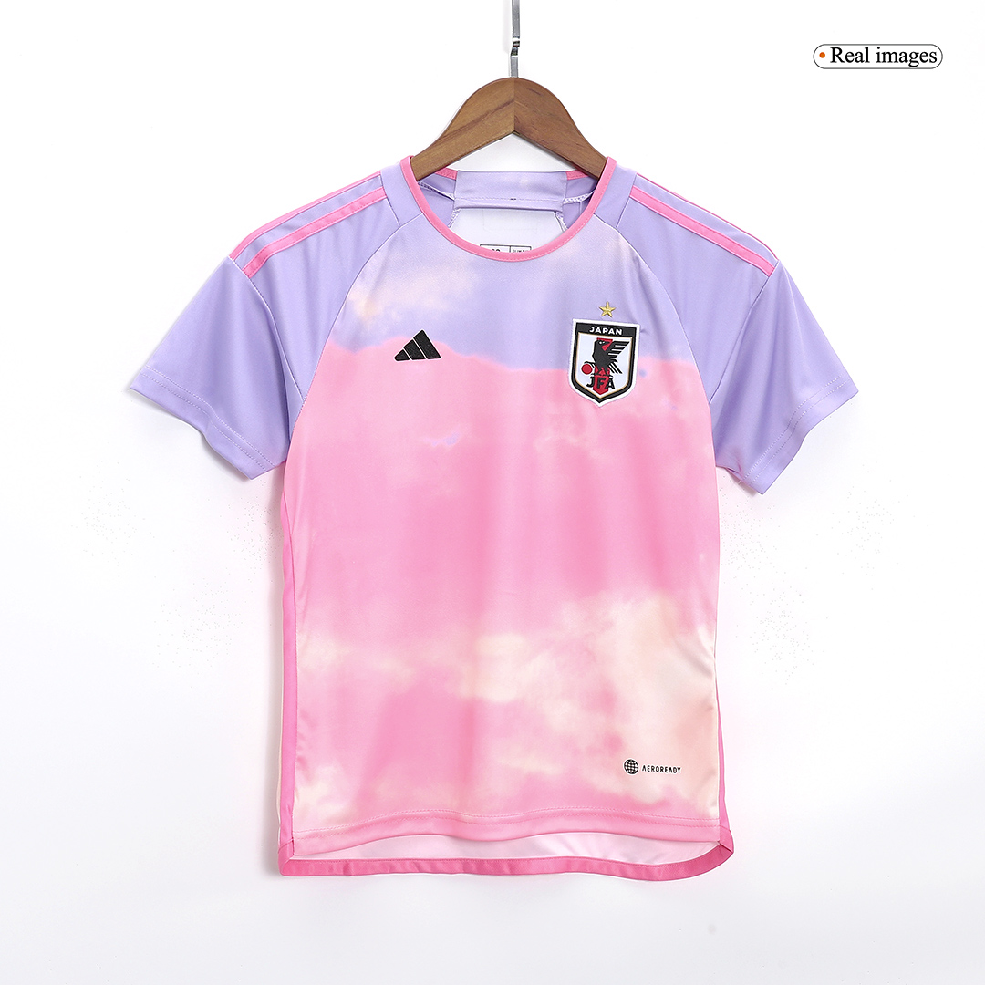 Kid's Japan Women's World Cup Away Soccer Jersey Kit(Jersey+Shorts) 2023 - soccerdeal