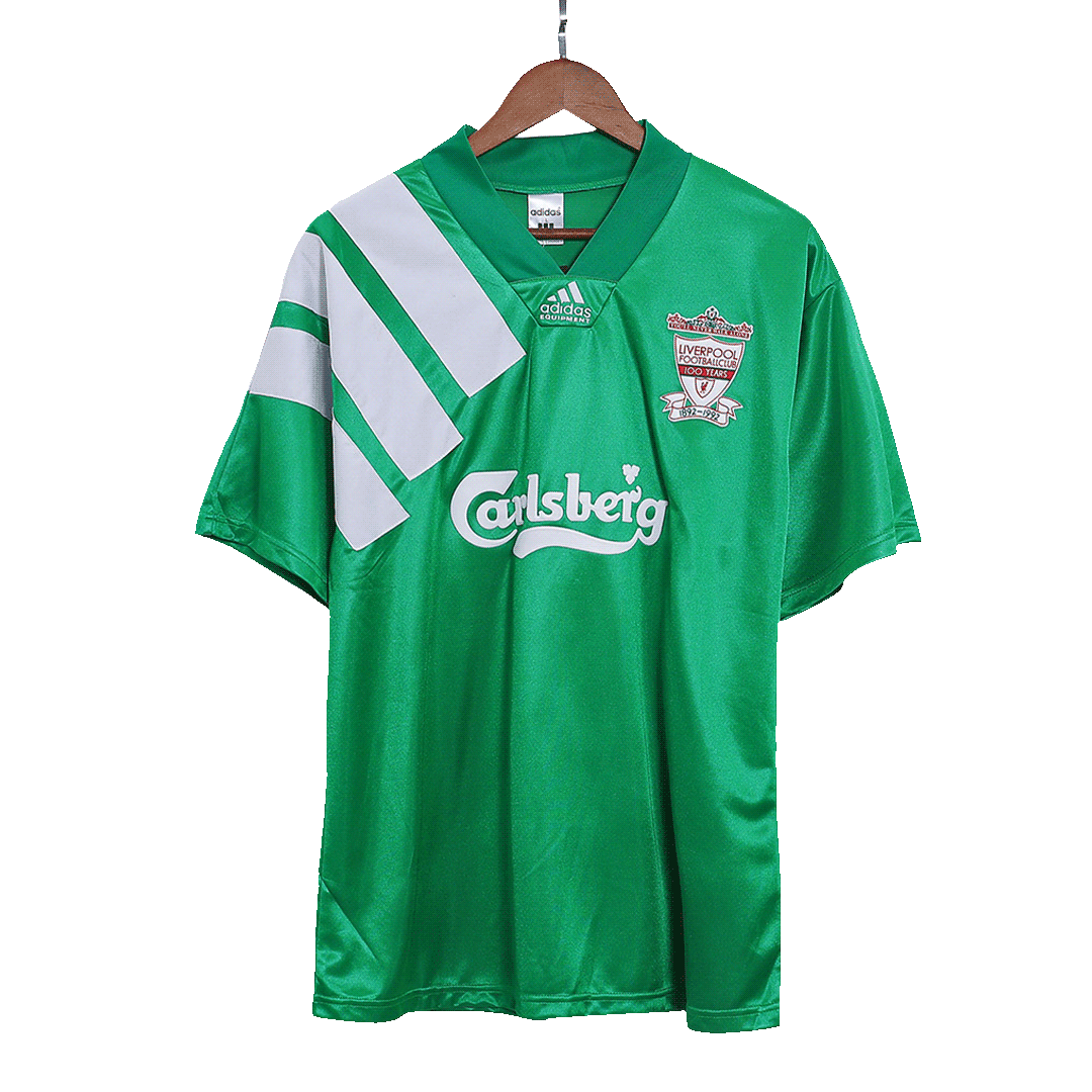 RETRO 92/93 Liverpool Away Soccer Jersey - Kitsociety