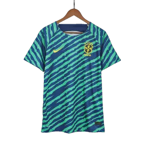 Brazil Pre-Match Training Soccer Jersey 2022 - Blue - soccerdeal