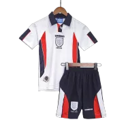 Kid's Umbro England Home Soccer Jersey Kit(Jersey+Shorts) 1998 - soccerdealshop