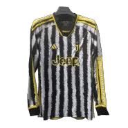 Juventus Home Long Sleeve Soccer Jersey 2023/24 - soccerdealshop