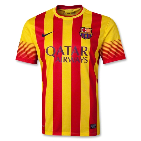 Retro MESSI #10 2013/14 Barcelona Away Soccer Jersey - soccerdeal