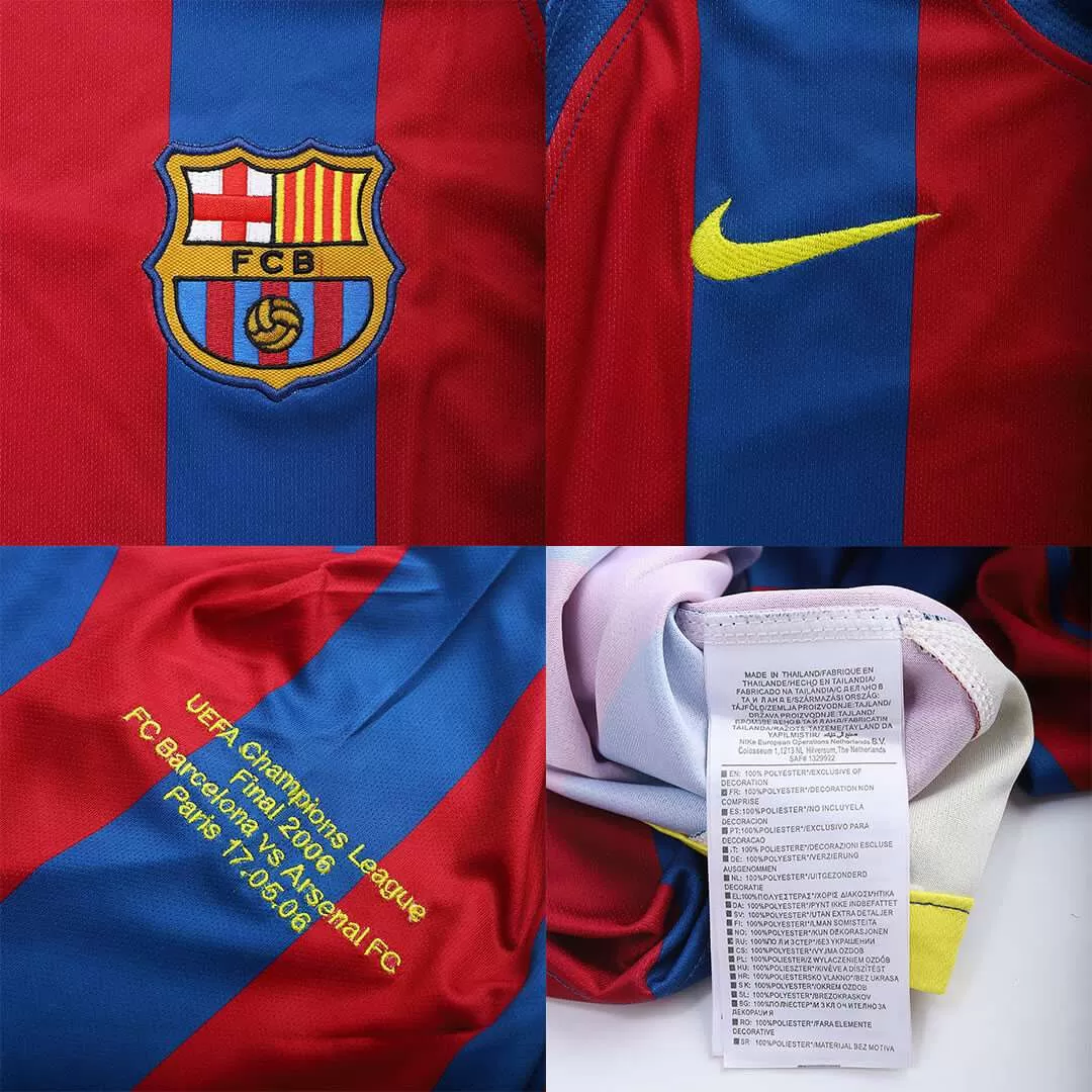 FC BARCELONA 2005 2006 MESSI 30 AWAY UCL SHIRT (Excellent) L