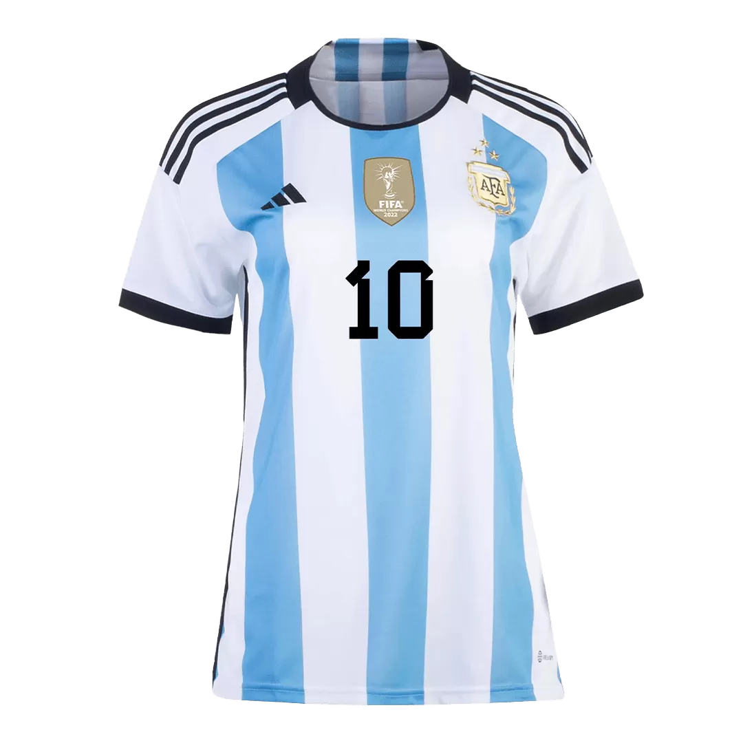 MESSI #10 Argentina Jersey 2022 Authentic Home World Cup -THREE STAR