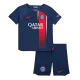 Kid's MESSI #30 PSG Home Soccer Jersey Kit(Jersey+Shorts) 2023/24 - soccerdeal