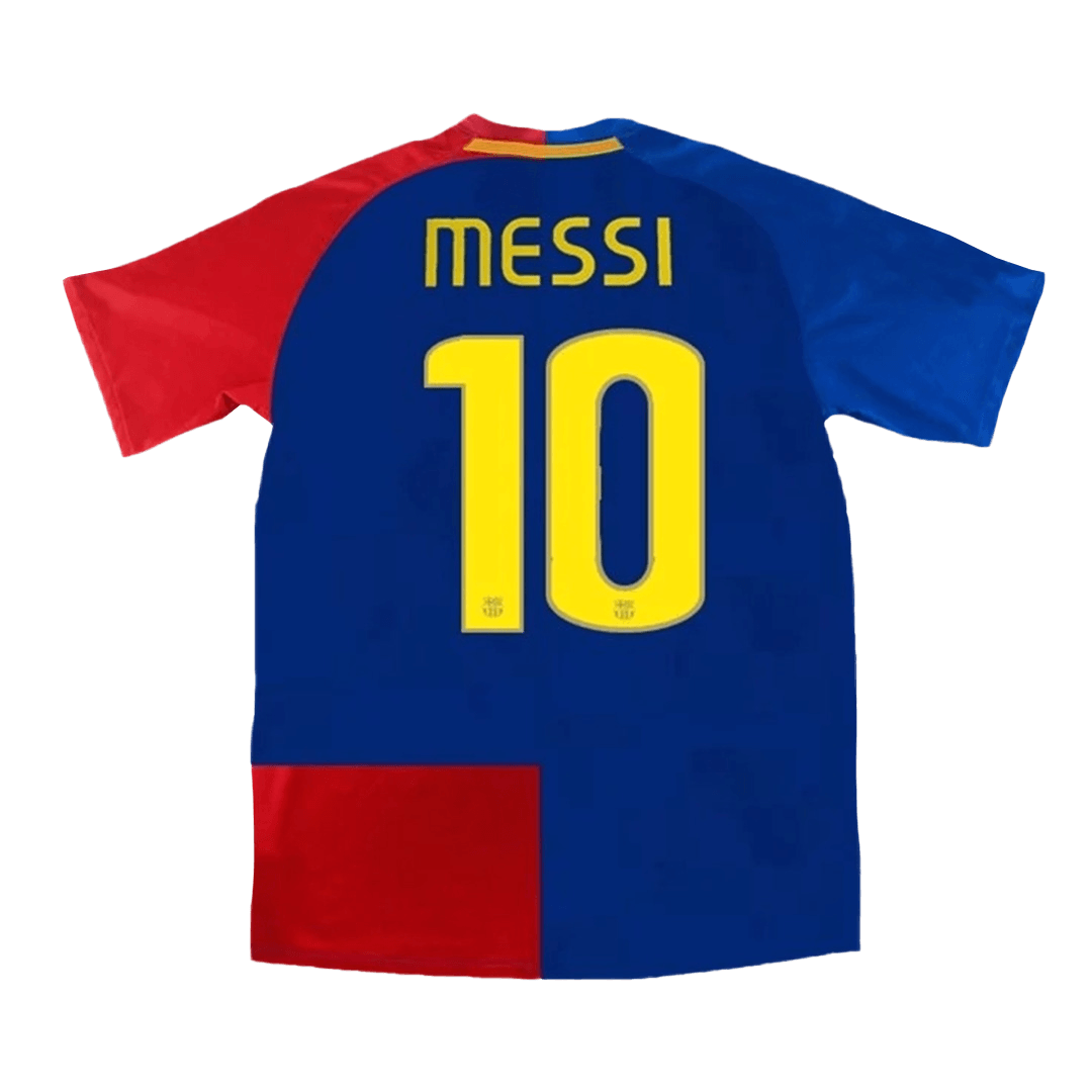 Retro MESSI #10 2008/09 Barcelona Home Soccer Jersey - UCL Final - soccerdeal