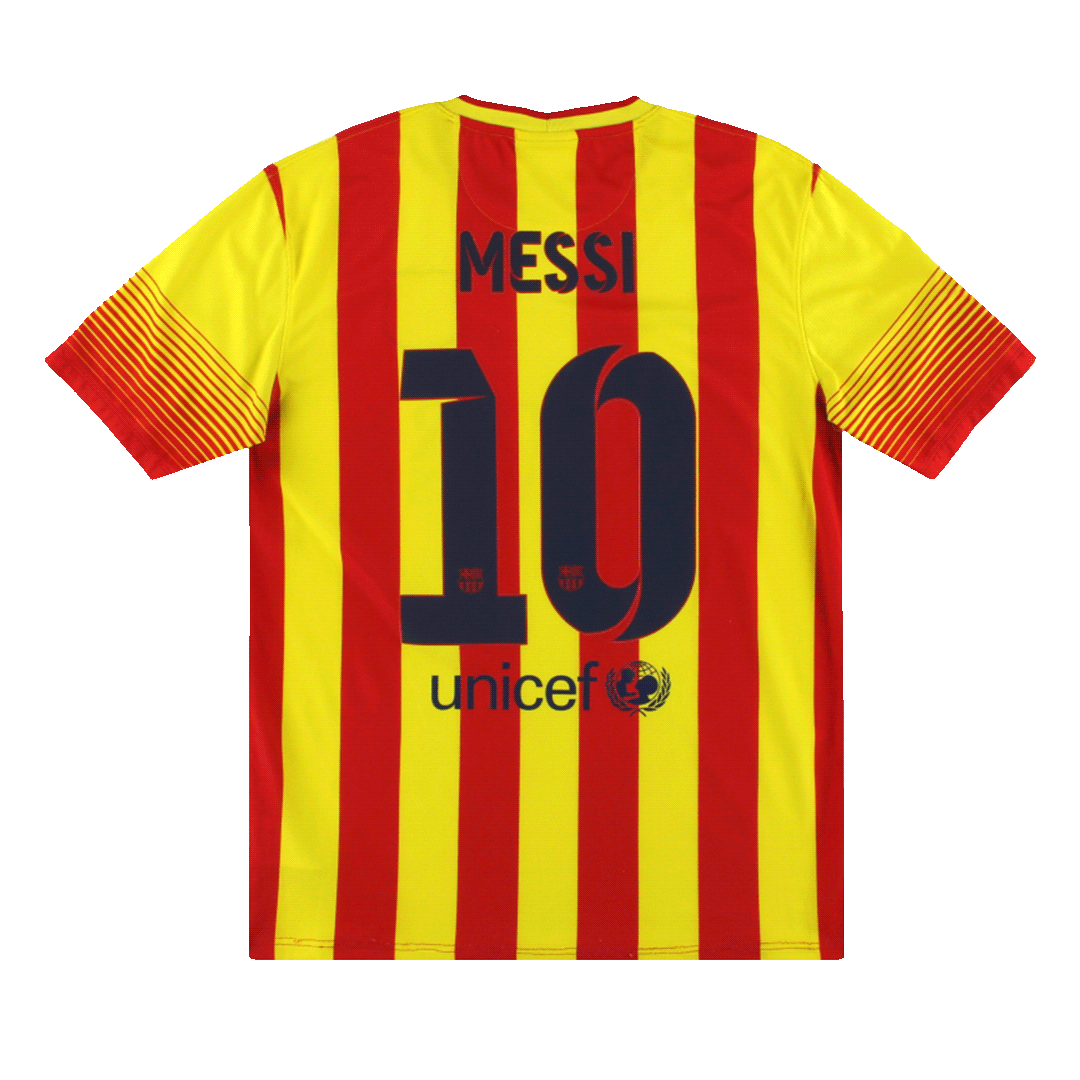 Retro MESSI #10 2013/14 Barcelona Away Soccer Jersey - soccerdeal