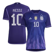 Women's MESSI #10 Argentina Away Soccer Jersey 2022 - soccerdealshop