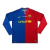 Retro MESSI #10 2008/09 Barcelona Home Long Sleeve Soccer Jersey - Soccerdeal