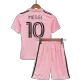 Kid's MESSI #10 Inter Miami CF Home Soccer Jersey Kit(Jersey+Shorts) 2022 - soccerdealshop