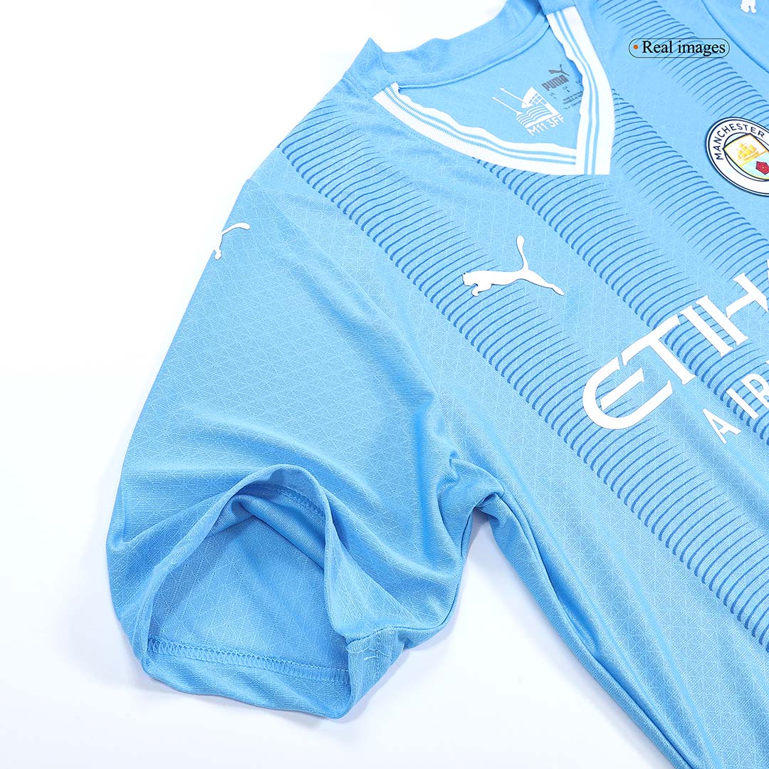 Authentic Manchester City Home Soccer Jersey 2023/24 - soccerdeal