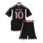 Kid's MESSI #10 Inter Miami CF Away Soccer Jersey Kit(Jersey+Shorts) 2023 - soccerdealshop