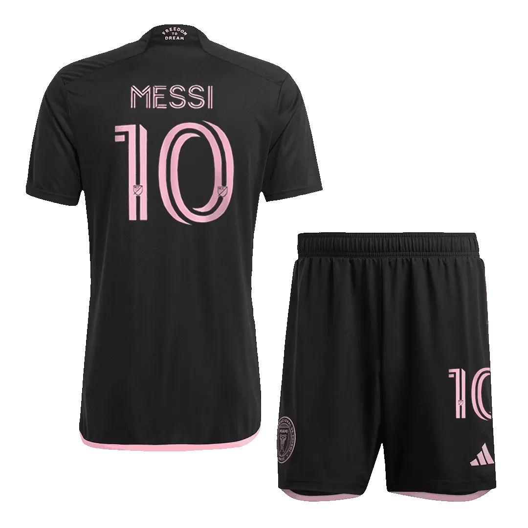 Cheap Style Messi Inter Miami Jersey Set Men Soccer Uniform