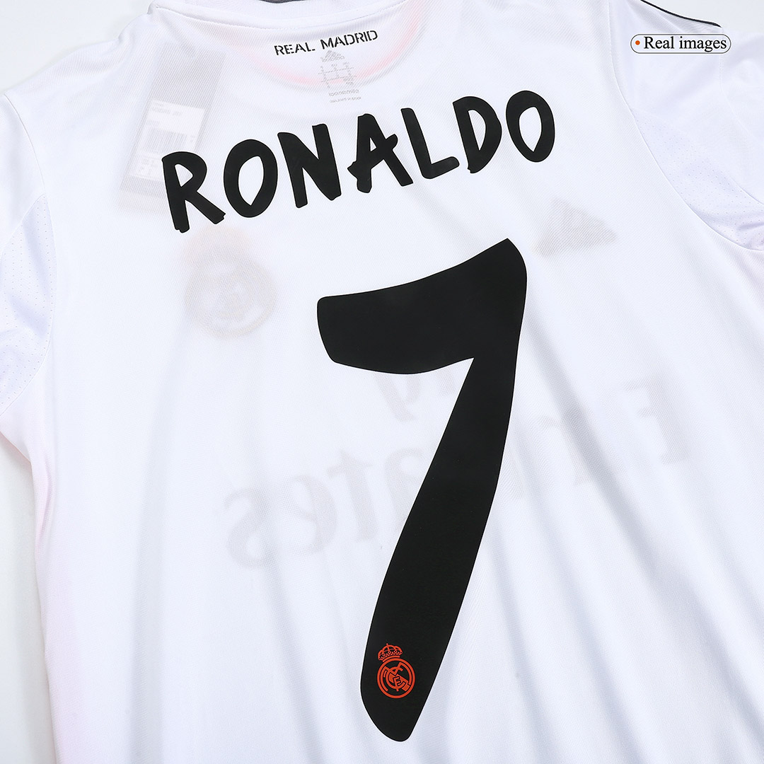 Retro 13/14 Real Madrid Third Orange Jersey Worn By Ronaldo