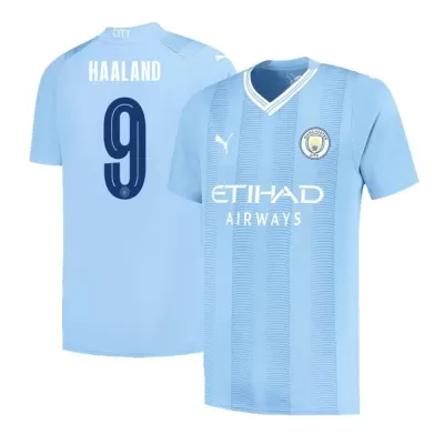 HAALAND #9 Manchester City Home Soccer Jersey 2023/24 - UCL - Soccerdeal