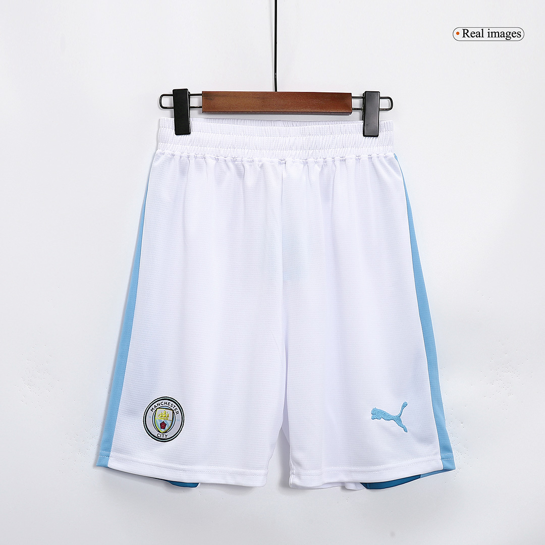 Manchester City Home Soccer Shorts 2023/24 - soccerdeal