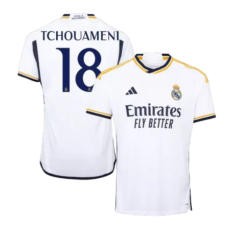 TCHOUAMENI #18 Real Madrid Home Soccer Jersey 2023/24 - soccerdeal