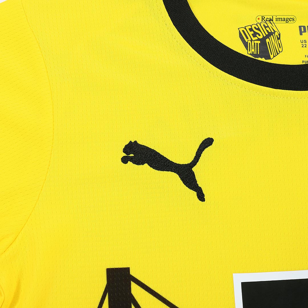 Kid's Borussia Dortmund Home Soccer Jersey Kit(Jersey+Shorts+Socks) 2023/24 - soccerdeal