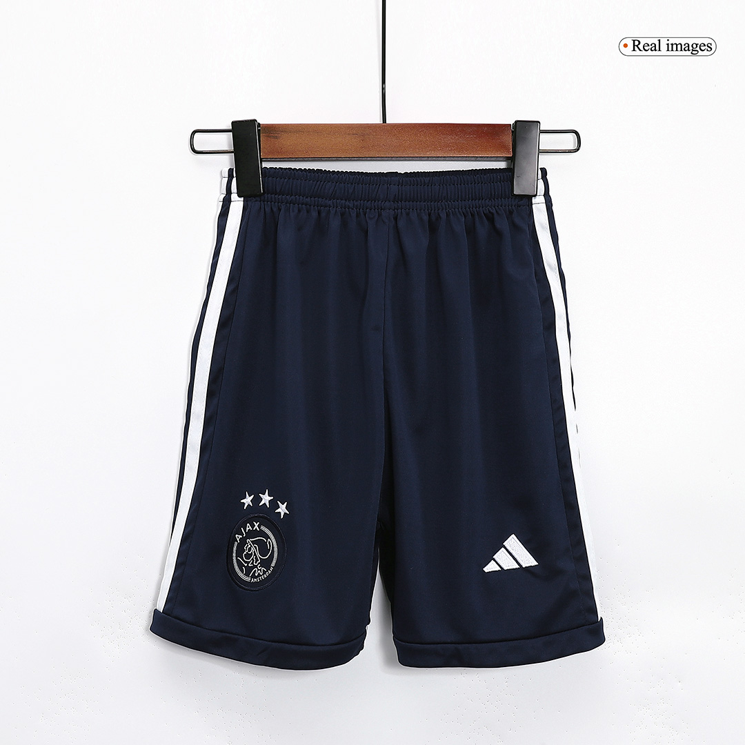 Kid's Ajax Away Soccer Jersey Kit(Jersey+Shorts+Socks) 2023/24 - soccerdeal