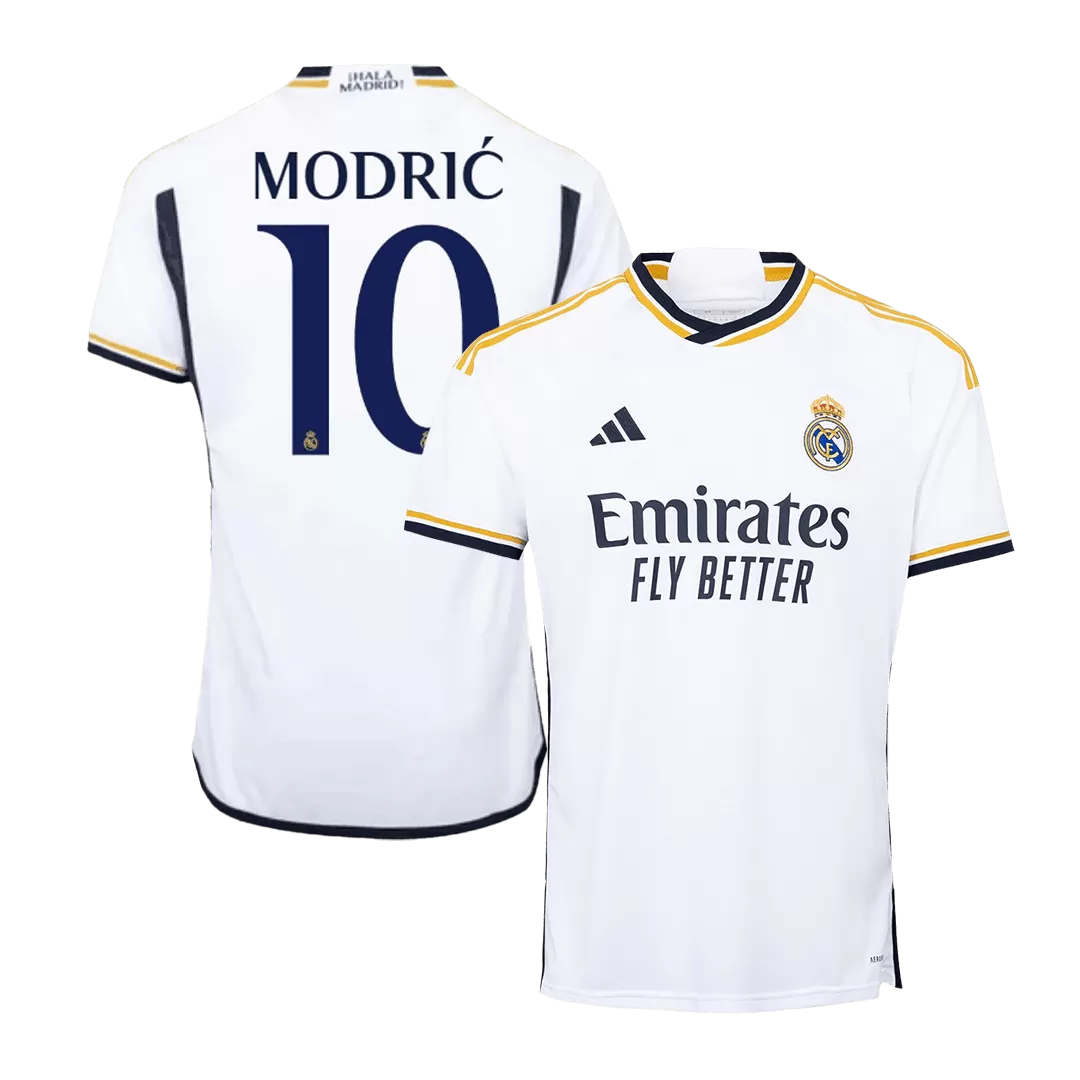 MODRIĆ #10 Real Madrid Home Soccer Jersey 2023/24