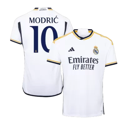 MODRIĆ #10 Real Madrid Home Soccer Jersey 2023/24 - Soccerdeal