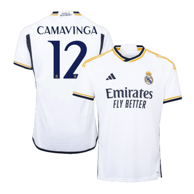 CAMAVINGA #12 Real Madrid Home Soccer Jersey 2023/24 - Soccerdeal