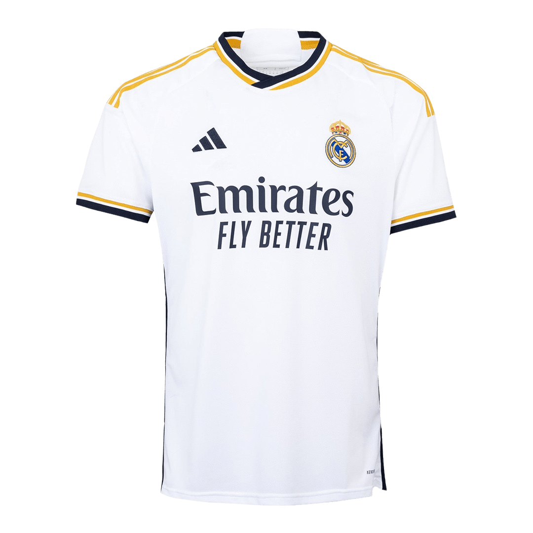 Real Madrid Home Soccer Jersey Kit(Jersey+Shorts+Socks) 2023/24 - soccerdeal