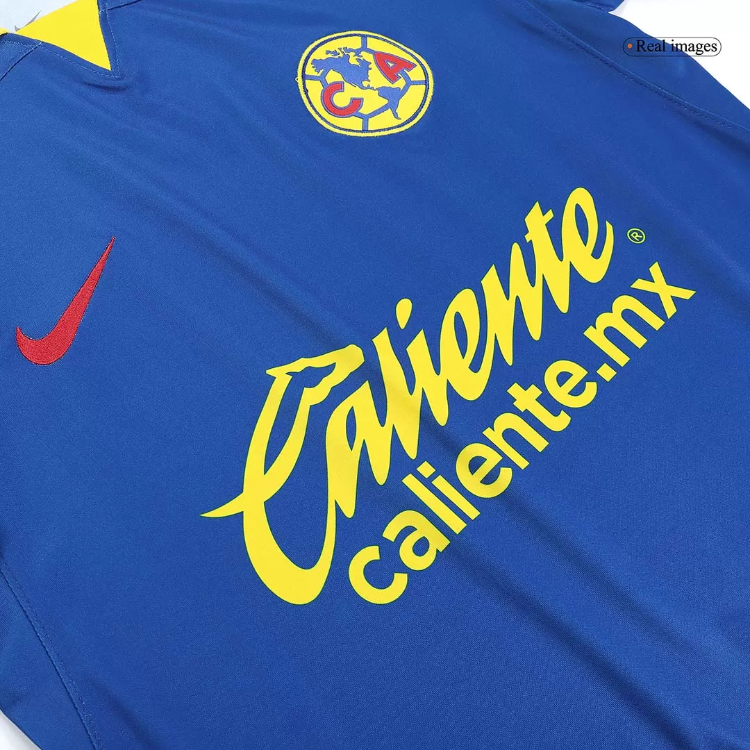 finekeys New Season Club America Away Soccer Jersey 2023/2024 Men Adult MX League S / Blank