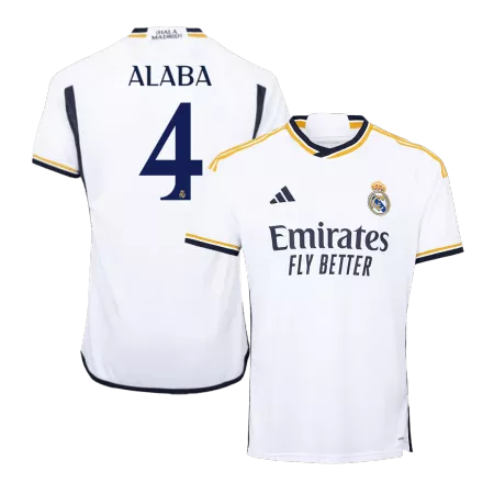 ALABA #4 Real Madrid Home Soccer Jersey 2023/24 - soccerdeal