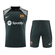 Barcelona Sleeveless Training Kit (Top+Shorts) 2023/24 - soccerdealshop