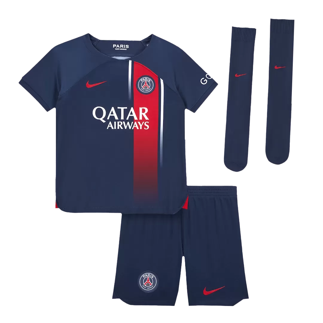 PSG Messi #30 Away Jersey Kit 2021/22 Kids(Jersey+Shorts)