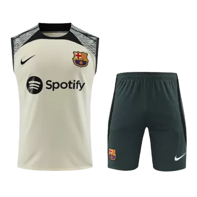 Barcelona Sleeveless Training Kit (Top+Shorts) 2023/24 - Soccerdeal