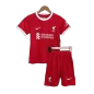 Kid's Liverpool Home Soccer Jersey Kit(Jersey+Shorts) 2023/24 - soccerdealshop