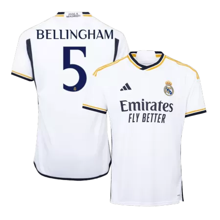 BELLINGHAM #5 Real Madrid Home Soccer Jersey 2023/24 - soccerdeal