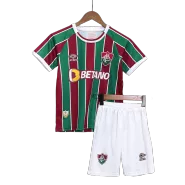 Kid's Fluminense FC Home Soccer Jersey Kit(Jersey+Shorts) 2023/24 - soccerdealshop