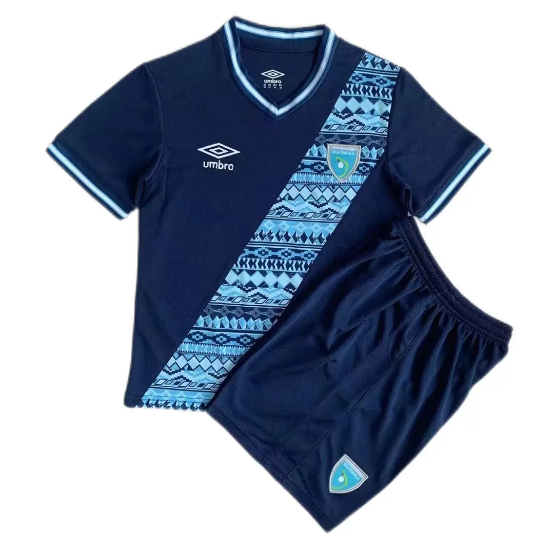 Kid's Guatemala Away Soccer Jersey 2023