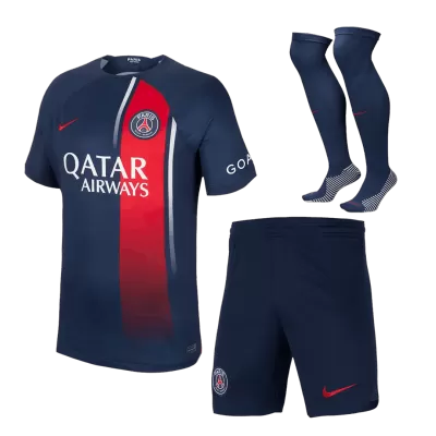 PSG Home Soccer Jersey Kit(Jersey+Shorts+Socks) 2023/24 - Soccerdeal