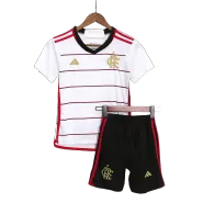 Kid's CR Flamengo Away Soccer Jersey Kit(Jersey+Shorts) 2023/24 - soccerdealshop