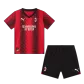 Kid's AC Milan Home Soccer Jersey Kit(Jersey+Shorts) 2023/24 - soccerdealshop