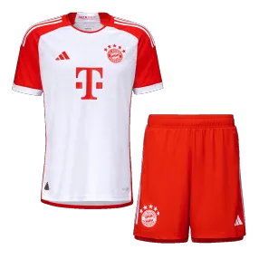 Authentic Bayern Munich Home Soccer Jersey Kit(Jersey+Shorts) 2023/24 - soccerdeal