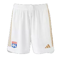 Authentic Olympique Lyonnais Home Soccer Shorts 2023/24 - soccerdealshop