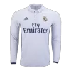 Retro 2016/17 Real Madrid Home Long Sleeve Soccer Jersey - Soccerdeal