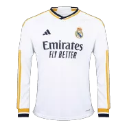 Real Madrid Home Long Sleeve Soccer Jersey 2023/24 - soccerdealshop