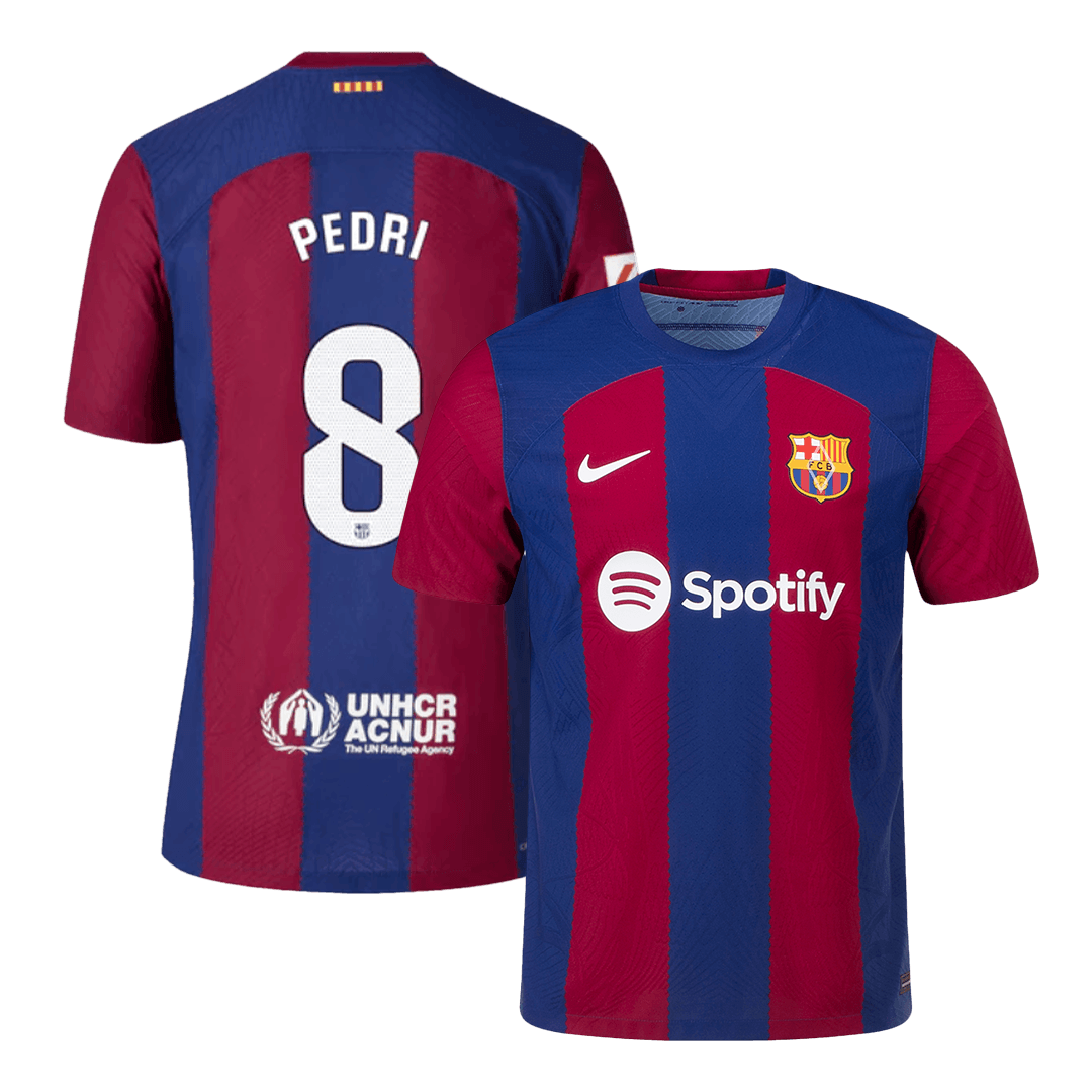 Authentic PEDRI #8 Barcelona Home Soccer Jersey 2023/24 - soccerdeal