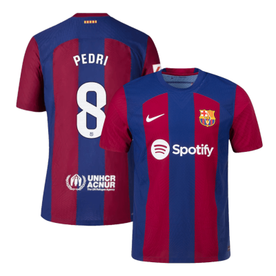 Authentic PEDRI #8 Barcelona Home Soccer Jersey 2023/24 - Soccerdeal