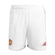 Authentic Manchester United Home Soccer Shorts 2023/24 - soccerdeal